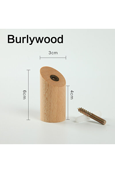 Choice شماعة ملابس من الخشب الطبيعي - خطاف معطف مثبت على الحائط، حامل مفاتيح ...