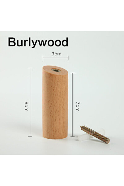 Choice شماعة ملابس من الخشب الطبيعي - خطاف معطف مثبت على الحائط، حامل مفاتيح ...