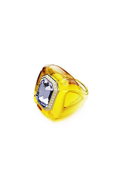 Swarovski 5709975 Swarovski Yüzük Dulcıs:Rıng Yel/Pur/Gos 55