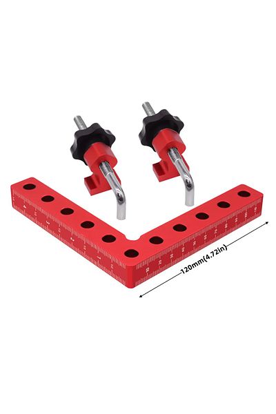 Choice 120mm(4.7in) 120/140mm Right Angle Fixing Clip 90 Degree L-shaped Auxiliary Fixture Positioning Pane