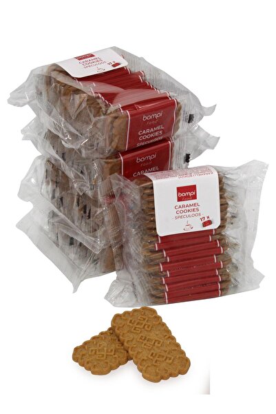 BOMPİ Bompi Karamelli (SPECULOOS) Bisküvi 90 gr X 5 Adet