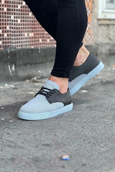 aradimtaradim Wagoon Wg016 Gray Knitwear Men's Casual Shoes
