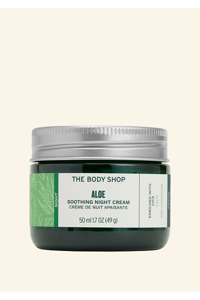 THE BODY SHOP CREMA CALMANTA DE NOAPTE PENTRU TEN ALOE 50 ML