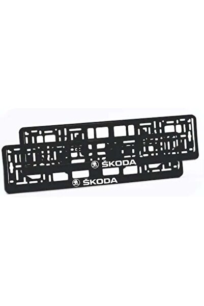OEM Set 2 suporti numar inmatriculare personalizat-SKODA