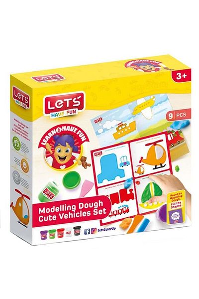 Lets Cute Vehicles Mati Play Dough / L9008
