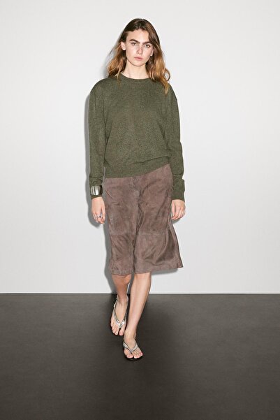 Massimo Dutti %100 kaşmir bisiklet yaka kazak