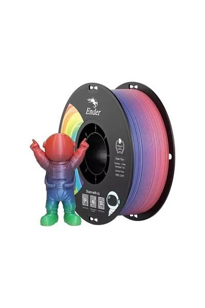 Creality Ender PLA+ Filament Gökkuşağı 1.75mm 1kg