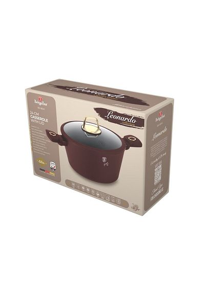 Berlinger Haus Pot with lid 24 cm, 4.1 liters Leonardo Collection Berlinger Haus BH 8041
