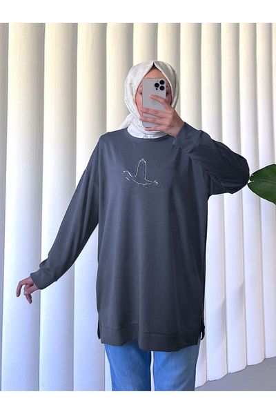 Modamorfo Καπνιστό Osyho Tunic - Μοτίβο πουλιού και πέτρα