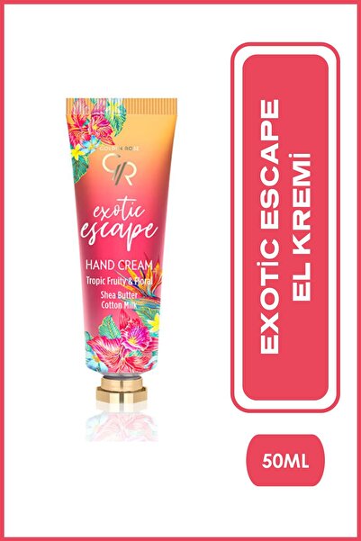 Golden Rose Exotic Escape Hand Cream - Besleyici El Kremi 50 ml