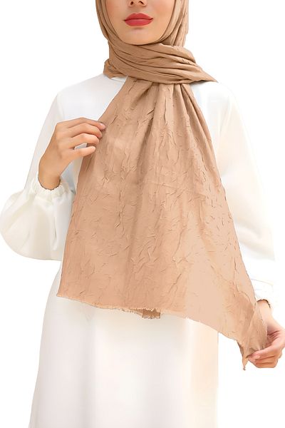 Altobeh Bamboo Shawl - Dark Beige