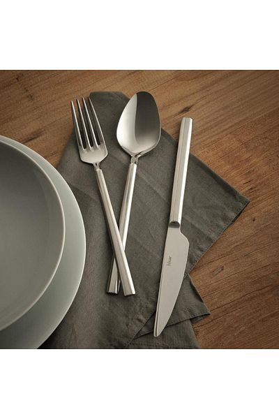 Hisar Fethiye 84 Piece 12 Person Fork Spoon Knife Set