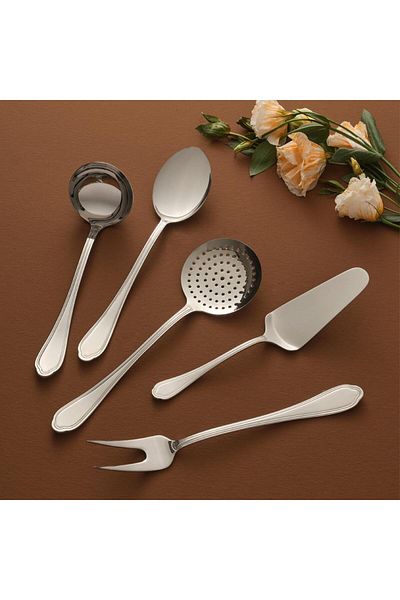 Hisar Florence 5 Piece Steel Serving Set