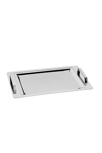 Hisar Milano Rectangular Steel Tea Tray
