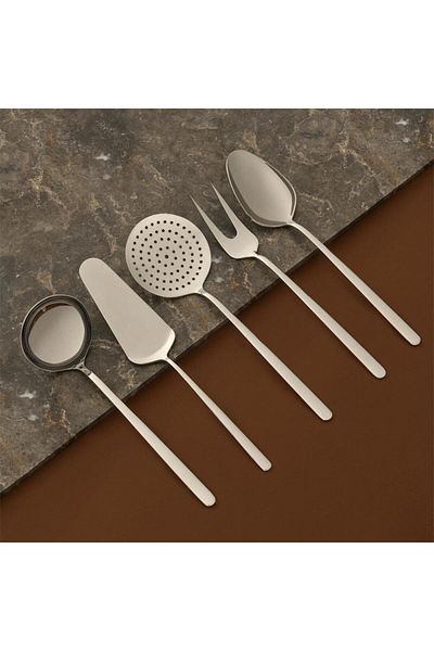 Hisar Bahama 5 Piece Steel Serving Set