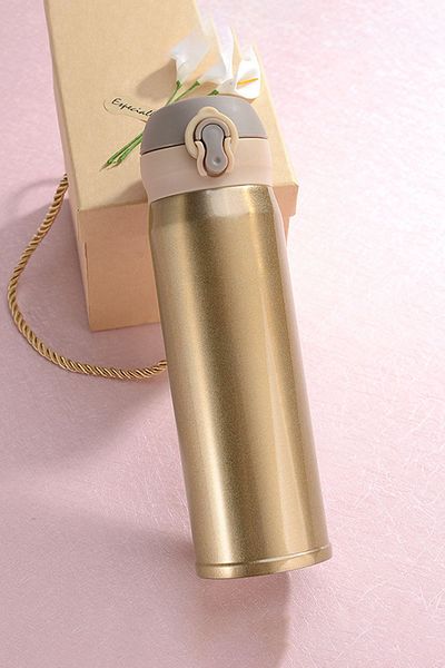 Weather Forecast 304 L Steel Gold - 300ml Coffee Tea Hand Thermos Mug