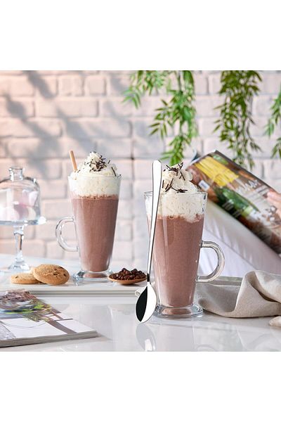 Hisar 3 Steel Latte Spoons