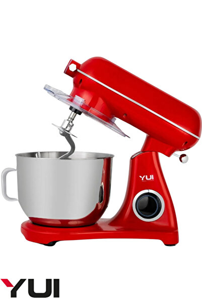 Yui M122 1800 W 6 Litre Alüminyum Döküm Hamur Makinesi Stand Mikser Kırmızı