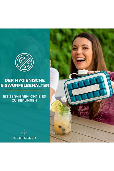Cyber Ice Tray for Freezer - Disassemble this Ice Cube Tray With Lid for Easy Cleaning