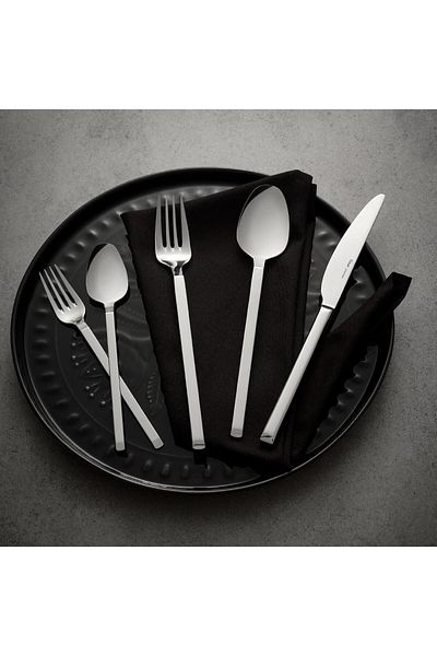 Hisar Orlando 84 Pieces 12 Person Fork Spoon Knife Set