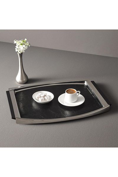 Hisar Tearend Leather Tea and Coffee Tray