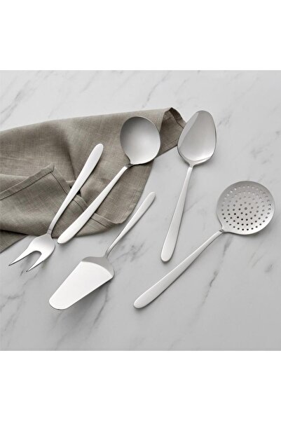 Hisar Side 5 Piece Steel Serving Set