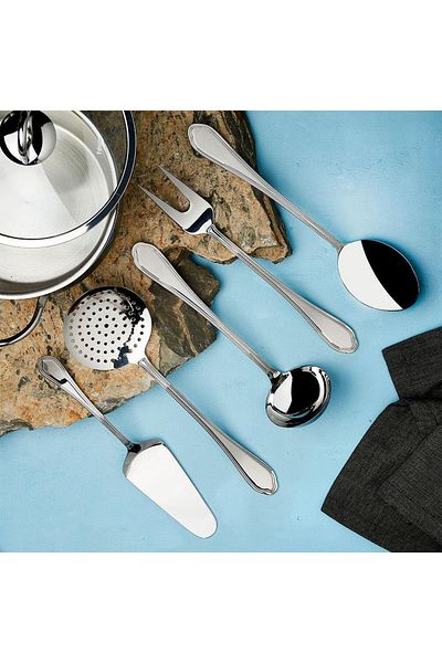 Hisar Florence 5 Piece Steel Serving Set