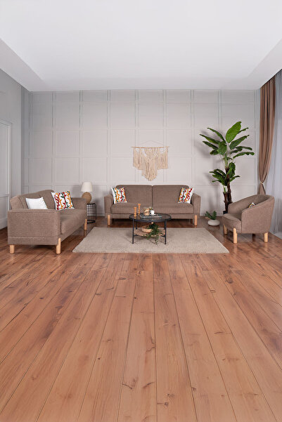 Kilim Mobilya Bohera Bohem Koltuk Takımı 3 3 1 Kahverengi