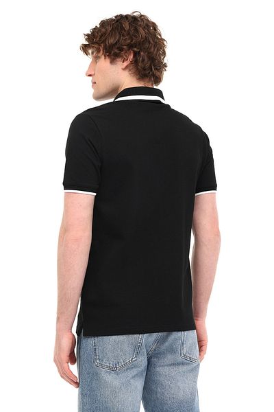 lumberjack Ανδρικό κοντομάνικο μπλουζάκι Mb Bts203 Polo Tsh 5fx Μαύρο
