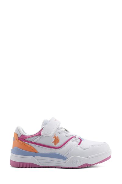 U.S. Polo Assn. Martell Jr 5Fx White Girl's Sneaker