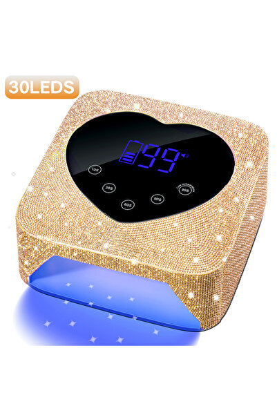 Choice14 مصباح أظافر LED بالأشعة فوق البنفسجية قابل لإعادة الشحن من GoldenDia...