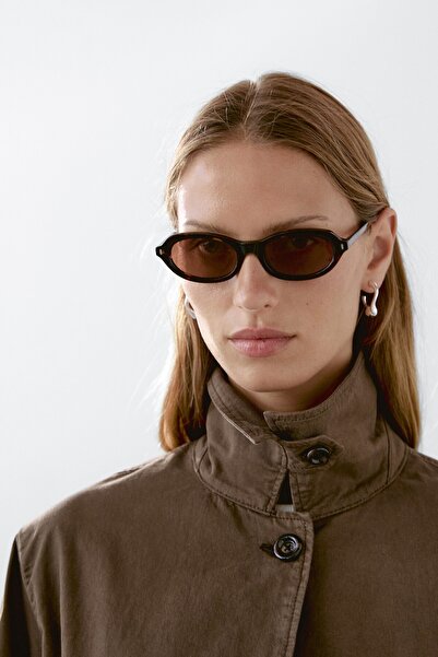 Massimo Dutti Pamuklu trençkot