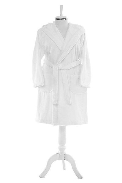 Özdilek Özdilek Oversize Μονό Μπουρνούζι με κουκούλα-Κλασικό Λευκό (μέγεθος 3XL)