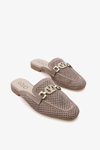 LOJO Women's Buckle Casual Slippers Astor