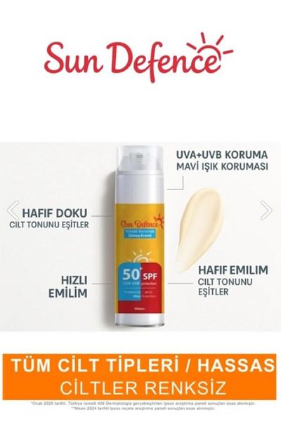 Alesta Sun Defense 50 SPF Sunscreen Cream 100ml