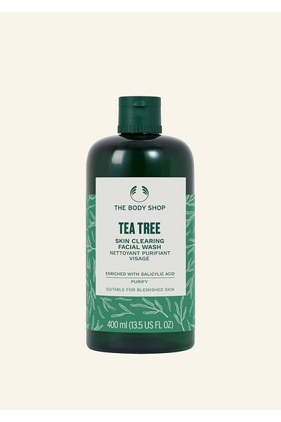 THE BODY SHOP Lotiune pentru spalat tenul, Tea Tree, 400 ml