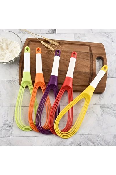 LiderGlobal Silicone Handle 2-Function Beater (Balloon and Flat)