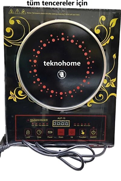 ORAX Teknohome Siyah Ailipu Profesyonel 3500watt Dokumatik Elektrikli Ocak Renkler Değişiklk Gösterebilir