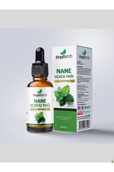 Doğal Tercih زيت النعناع العطري النقي 100% بدون إضافات (زيت النعناع) 10 مل، ز...