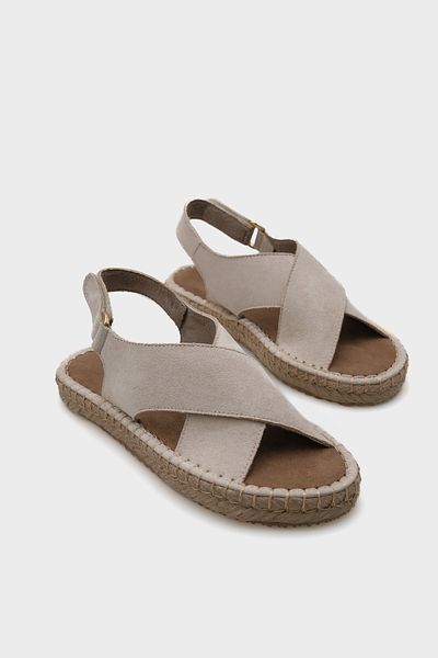 Capone Outfitters Sandale espadrille pentru femei Brook cu bretele încrucișate