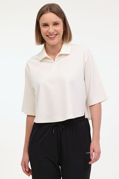 lumberjack WL JUB 12BKK81 5FX Tricou alb pentru femei cu maneca scurta