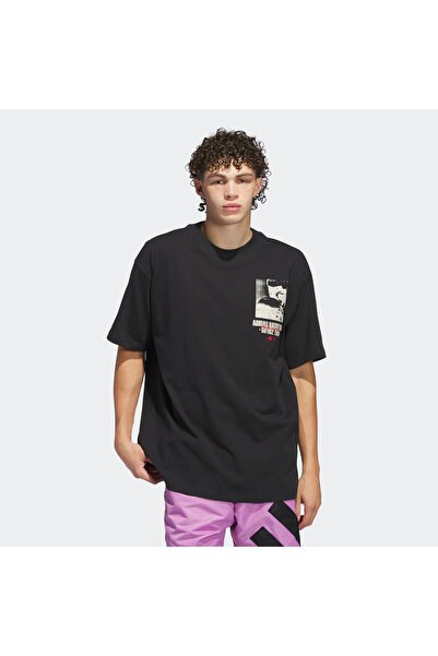 adidas تي شيرت رجالي أسود برسومات أنتوني إدواردز (IY1593)