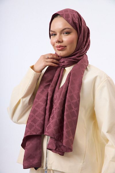 MİRSOY SCARF Σάλι με σχέδιο Lina