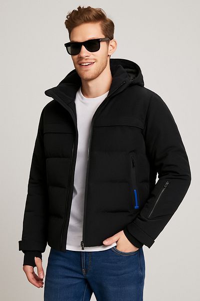 Jack & Jones Water Resistant Hooded Core Jcodarwin Men's Windproof Coats