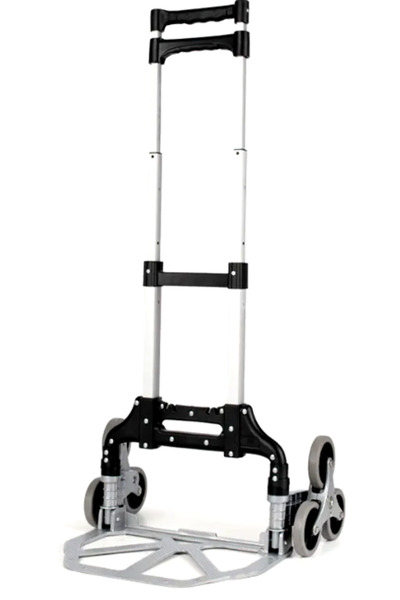 Rafiste Katlanabilir Yük Taşıma Arabası Altı Tekerlekli 70 Kg Taşıma Kapasiteli