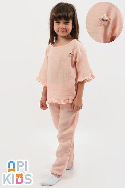 OPI KIDS Ruffled Muslin 2-Piece Girl's Set