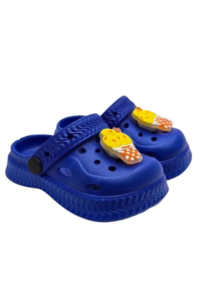 wakawakakidsstore Ice Cream Figured Non-Slip Sole Children's Slippers - Blue