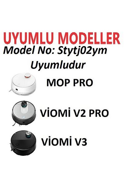 ibrush Xiaomi Robot Vacuum Mop Pro-Vacuum Mop P Model No:Stytj02Ym Compatible Filter, Brush, Mop Set-7 Pieces