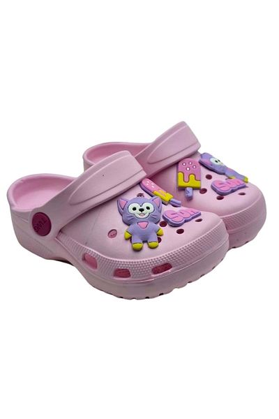 wakawakakidsstore Figured Pink Kids Booties Slippers