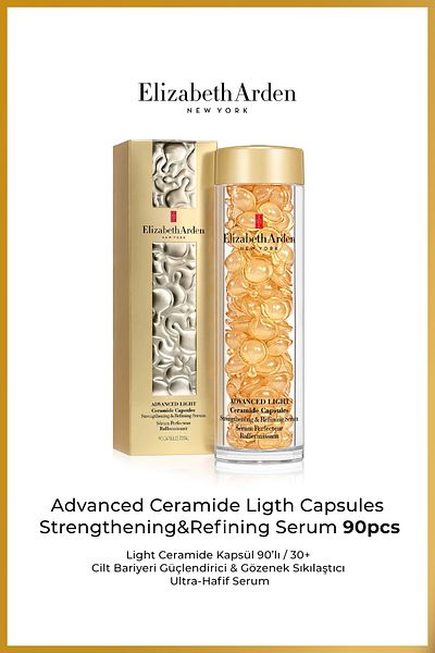 Elizabeth Arden Skin Barrier Strengthening & Pore Firming Ultra-Light Serum Ceramide Light Capsules 90Pcs